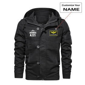 Airbus A321 & Plane Cotton Jackets