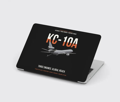 KC-10A EXTENDER design on black MacBook case