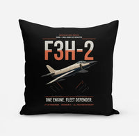 Thumbnail for F3H-2 Demon design on black pillow