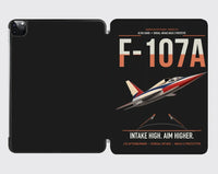 Thumbnail for F-107A Ultra Sabre design on black ipad tablet case