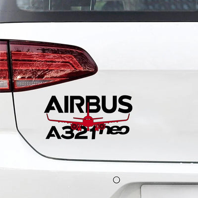 Amazing Airbus A321neo Car aviation design car sticker in weather-resistant vinyl.