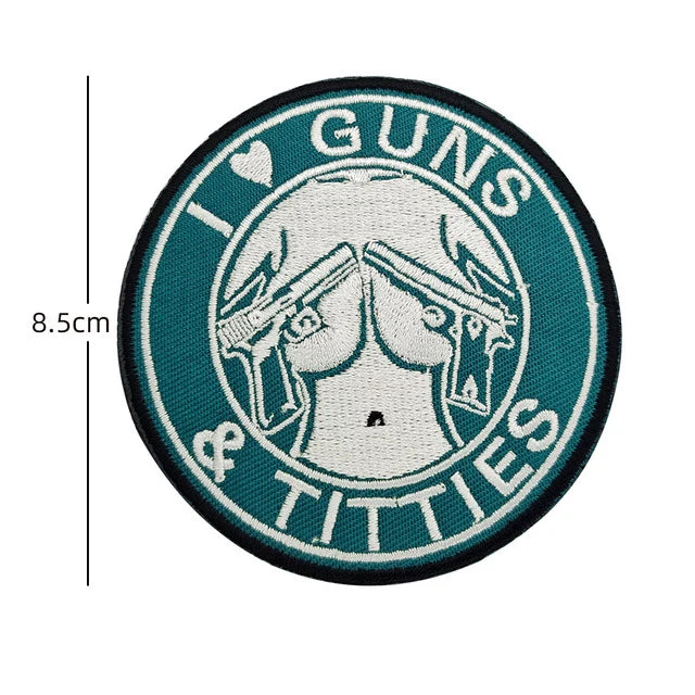 Guns N Roses Music Iron (2) Embroidered aviation design patch in embroidered fabric.