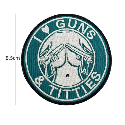 Guns N Roses Music Iron (2) Embroidered aviation design patch in embroidered fabric.