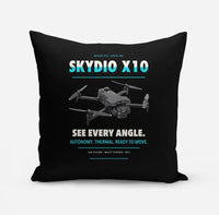 Thumbnail for Skydio X10 design on black pillow