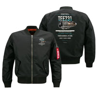 Thumbnail for TFE731 design on black bomber