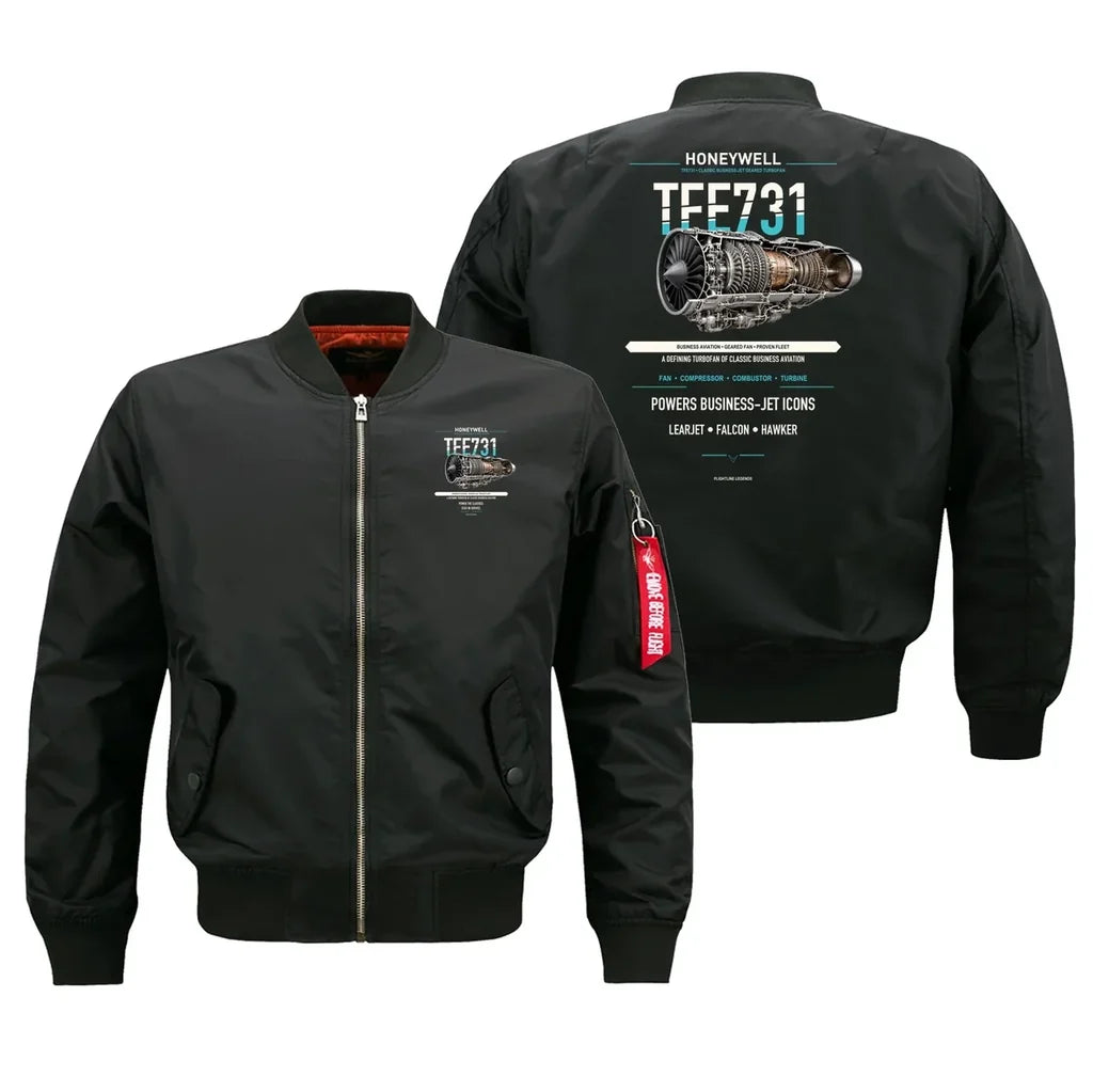 TFE731 design on black bomber