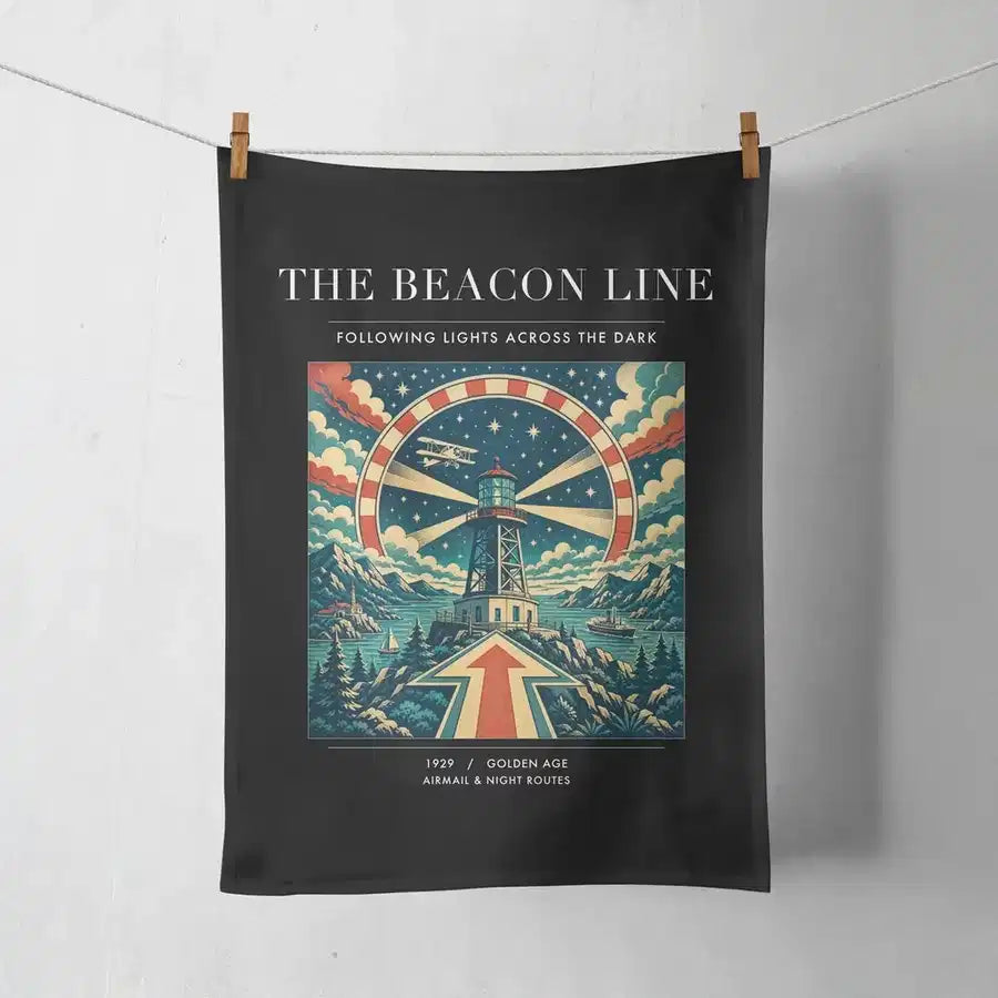 VINTAGE G4147 - The Beacon Line - Designed Towels design on black