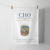 Thumbnail for Charlottesville–Albemarle Airport (CHO) design on white towel