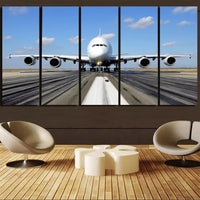 Thumbnail for Mighty Airbus A380 canvas - 5 Pieces