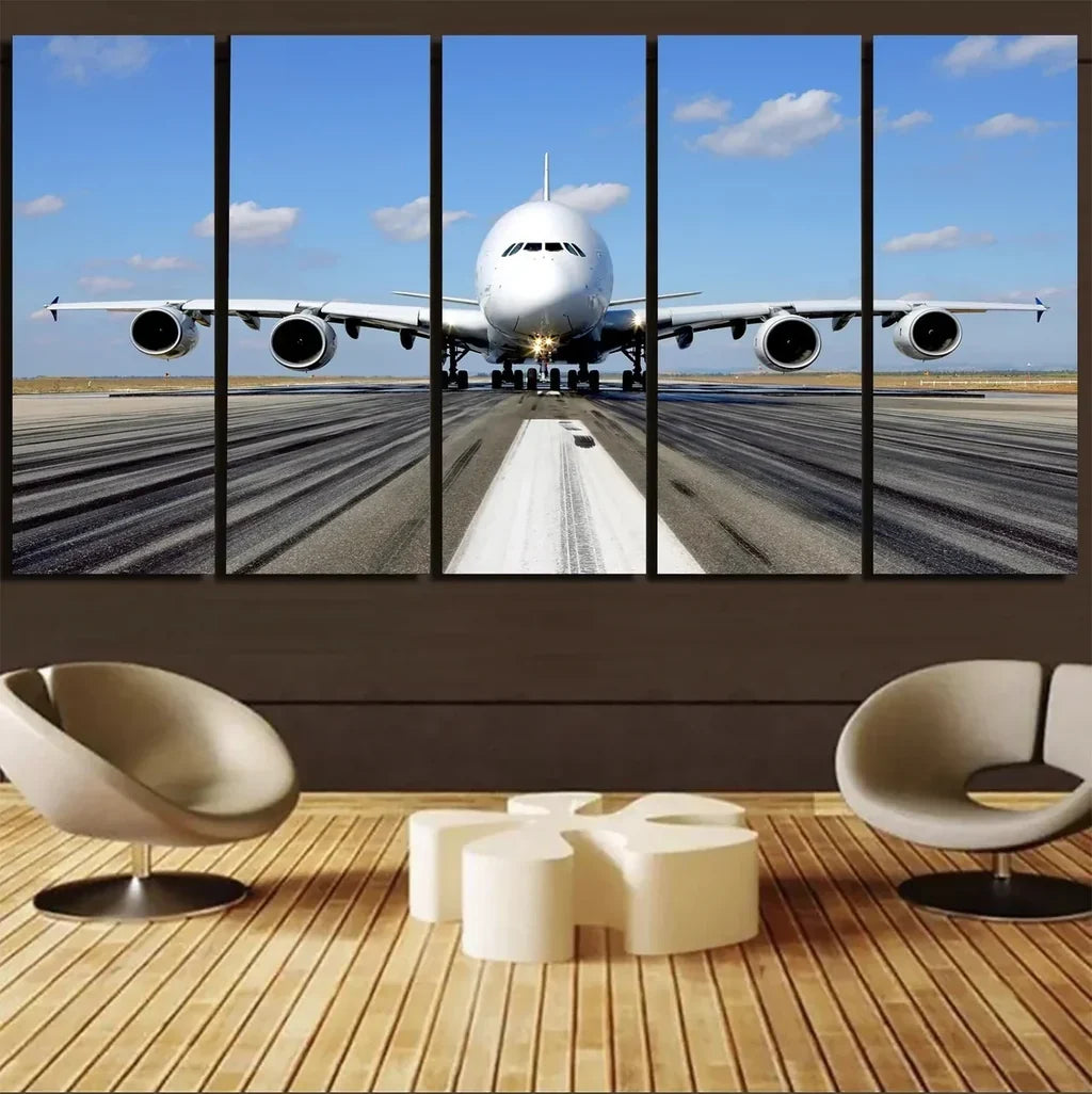 Mighty Airbus A380 canvas - 5 Pieces