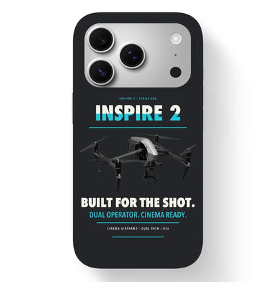 DJI Inspire 2 Case design on black iphone case