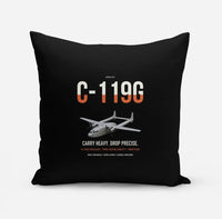 Thumbnail for C-119G Flying Boxcar design on black pillow