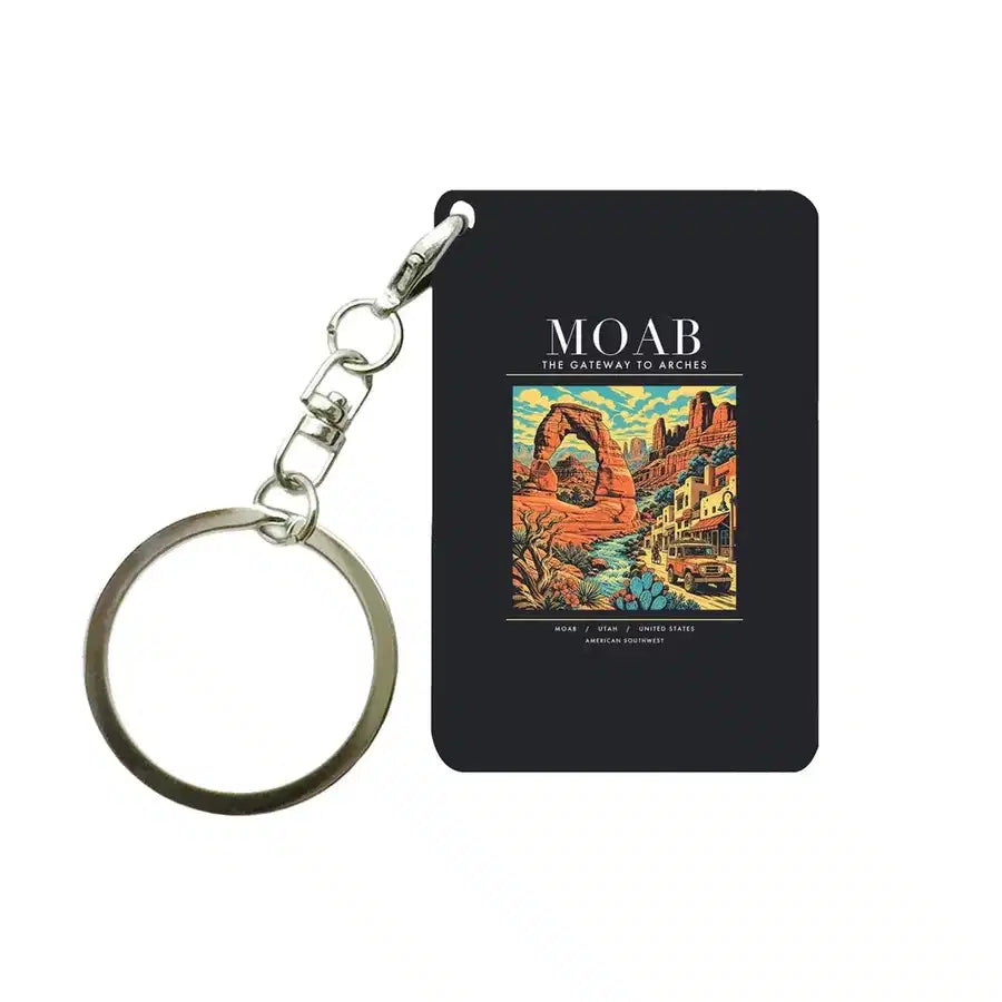 MOAB - Poster - Key Chain - Black