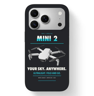 DJI Mini 2 Case design on black iphone case