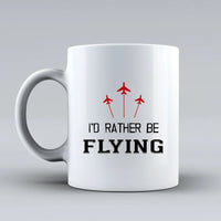 Thumbnail for Customisable I'd Rather Be Flying Mug - view 2