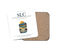 Thumbnail for Salt Lake City International Airport (SLC) design on white 1 piece coaster