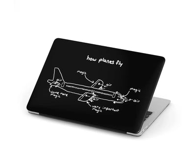 How Planes Fly aviation design on MacBook case for MacBook.