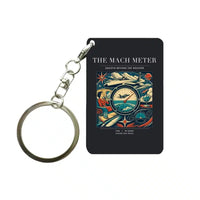 Thumbnail for VINTAGE G4115 - The Mach Meter - Designed Key Chain design on black