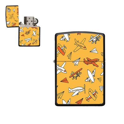 Super Drawings of Airplanes aviation metal lighter in premium metal alloy.