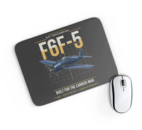 Thumbnail for F6F-5 Hellcat design on black rectangle mouse pad