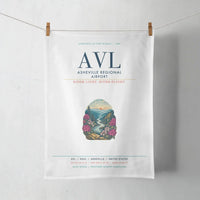 Thumbnail for Asheville Regional Airport (AVL) design on white towel