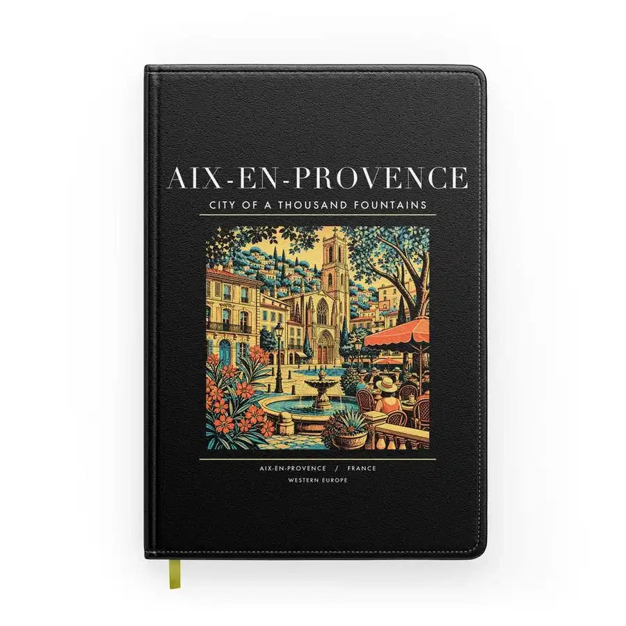AIX-EN-PROVENCE - Poster - Notebook - Black