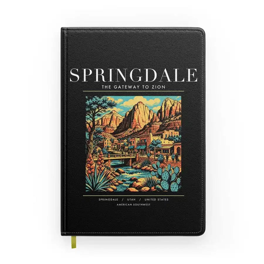 SPRINGDALE - Poster - Notebook - Black