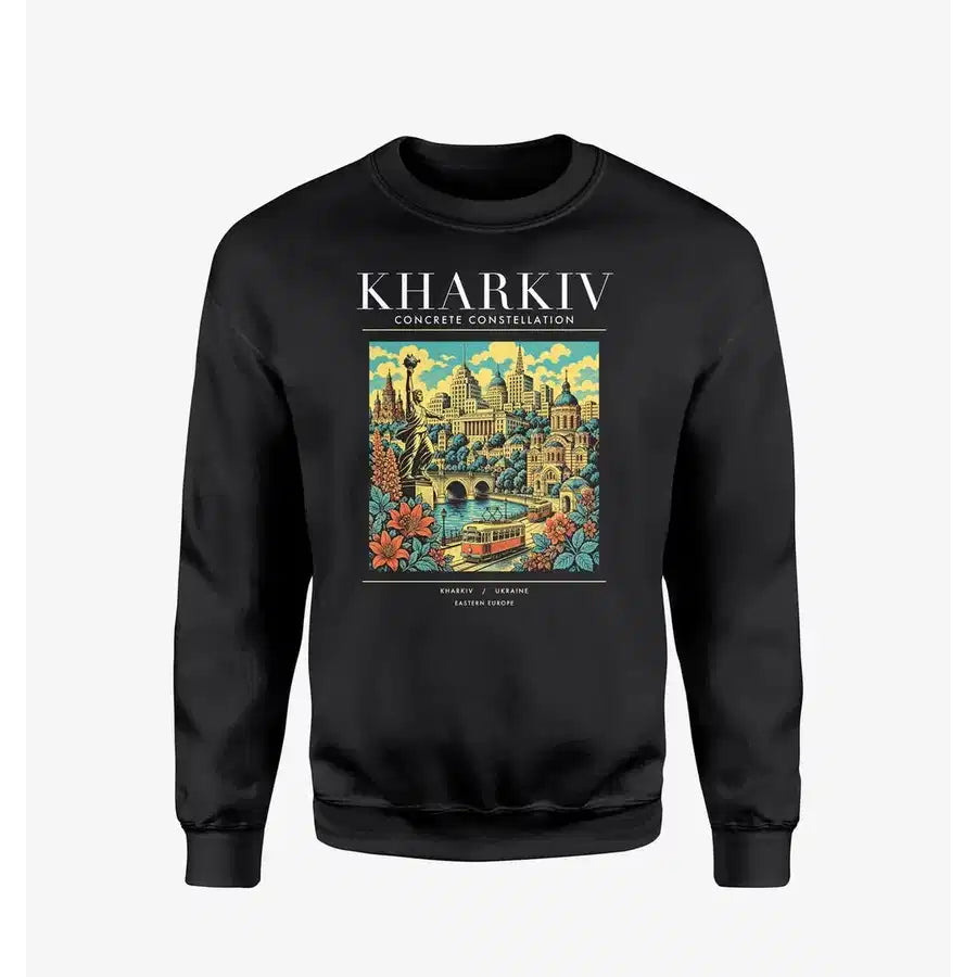 KHARKIV - Poster - Sweatshirt - Black
