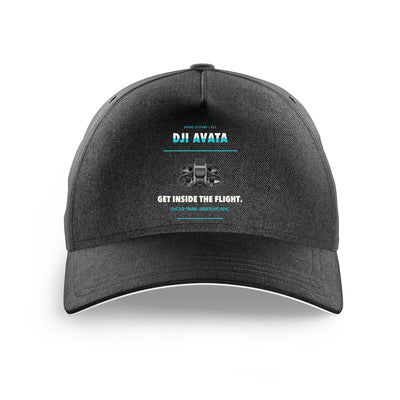 DJI Avata design on black printed hat