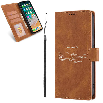 How Planes Fly Leather Samsung A aviation themed leather Samsung Galaxy A-series case for Samsung Galaxy A-series.