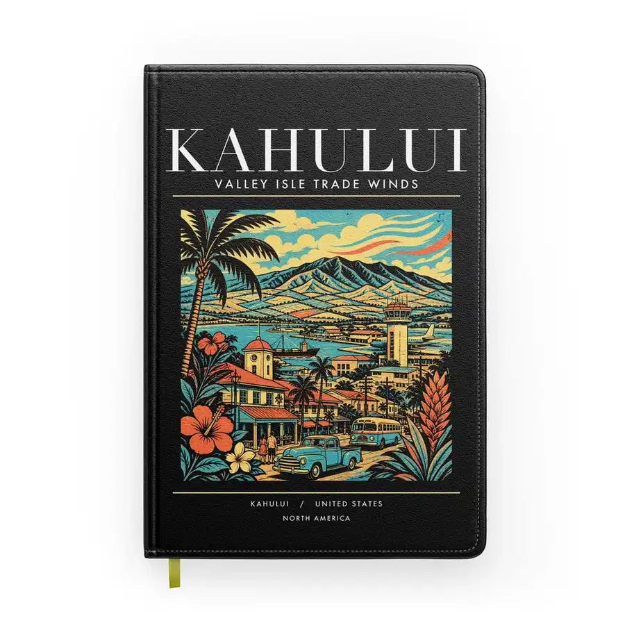 KAHULUI - Poster - Notebook - Black