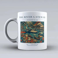 Thumbnail for VINTAGE G4066 - The River Gateway - Ceramic Mug design on white