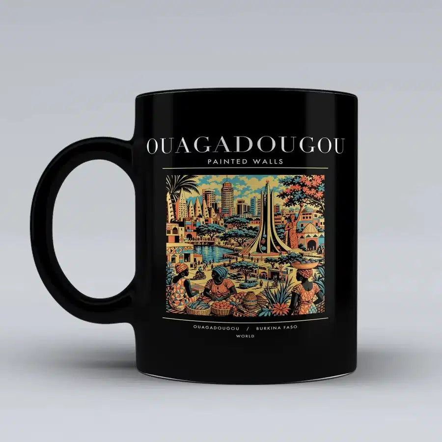 OUAGADOUGOU - Poster - Mug - Black