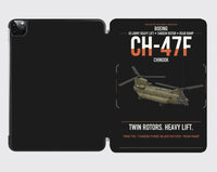 Thumbnail for Boeing CH-47F Chinook design on black ipad tablet case