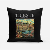 Thumbnail for TRIESTE - Poster - Pillow - Black