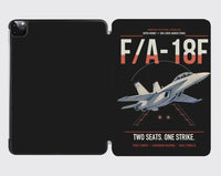 Thumbnail for F-A-18F Super Hornet design on black ipad tablet case