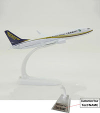 Thumbnail for Side view of China Post Cargo Plane Boeing 737 Airplane Model (16CM) aviation 16-18cm scale model aircraft in diecast metal.