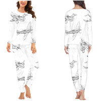 Thumbnail for Super Aircrafts women pajamas - view 2