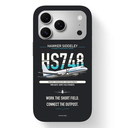 Hawker Siddeley HS 748 Series 2A Case design on black iphone case