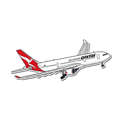 Qantas Airbus A330 aviation design airplane sticker in weather-resistant vinyl.