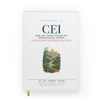 Thumbnail for Mae Fah Luang Chiang Rai International Airport (CEI) design on white notebook