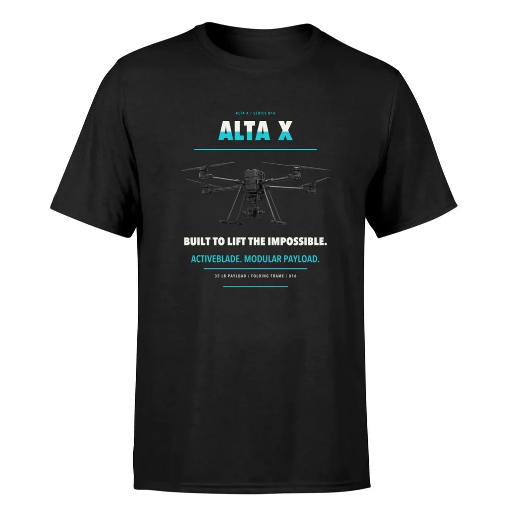 Freefly Alta X design on black single side