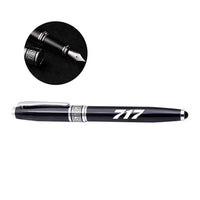 Thumbnail for Boeing 717 Flat Text rollerball pen - black