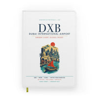 Thumbnail for Dubai International Airport (DXB) design on white notebook
