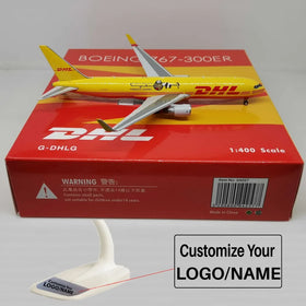 DHL Boeing 767 B767-300ER G-DHLG Airplane Model (1:400 Scale)