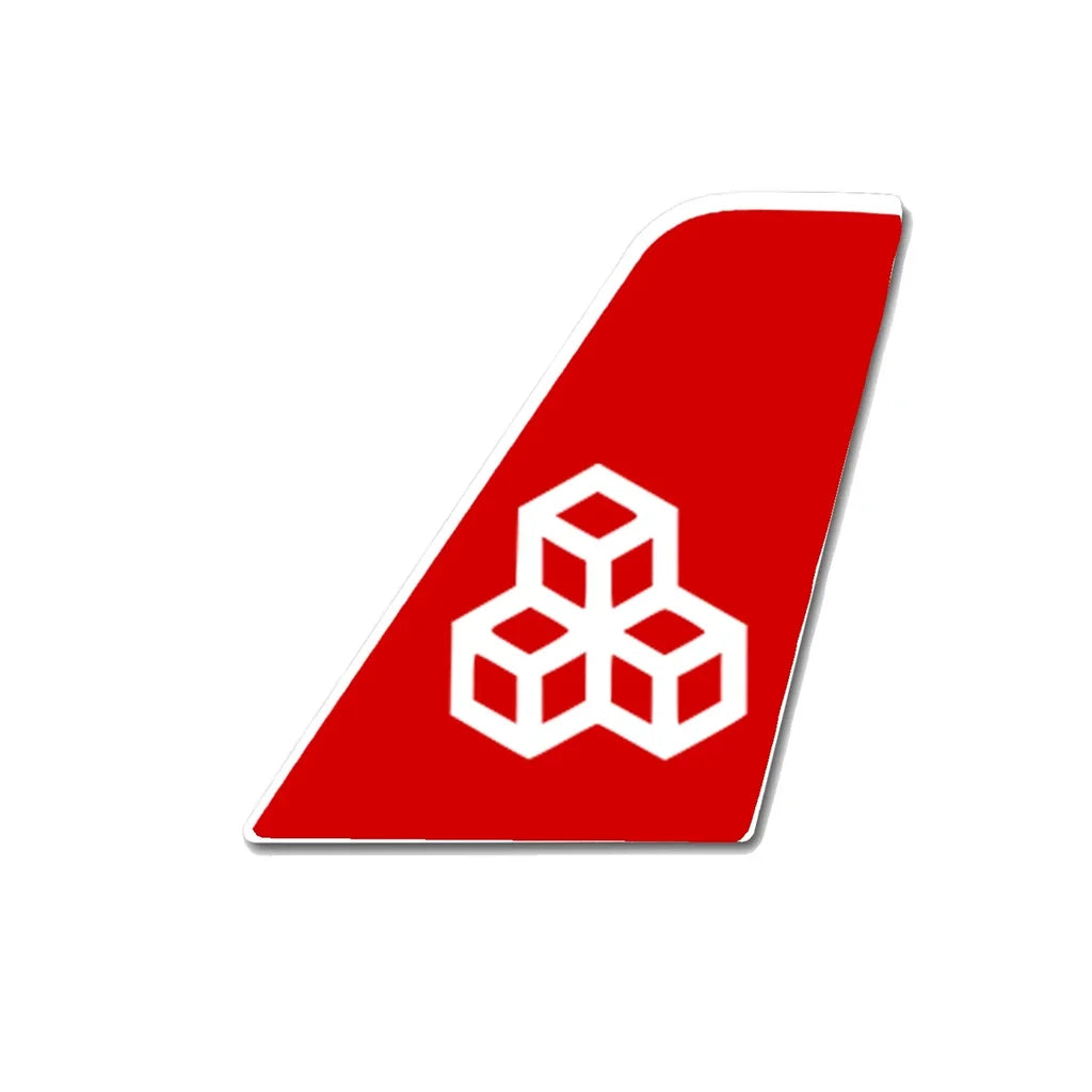 Cargolux aviation design tail sticker in weather-resistant vinyl.