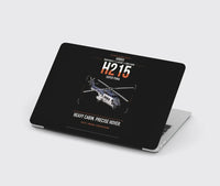 Thumbnail for Airbus H215 design on black MacBook case