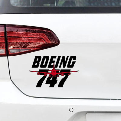 Amazing Boeing 747 Car aviation design car sticker in weather-resistant vinyl.