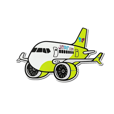 Jin Air Boeing 737 MAX aviation design airplane sticker in weather-resistant vinyl.
