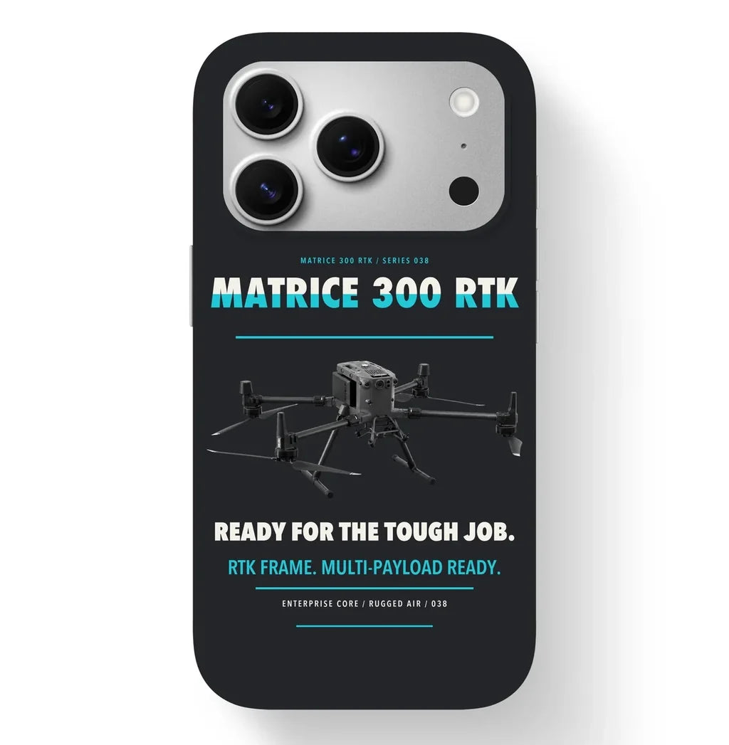 DJI Matrice 300 RTK Case design on black iphone case